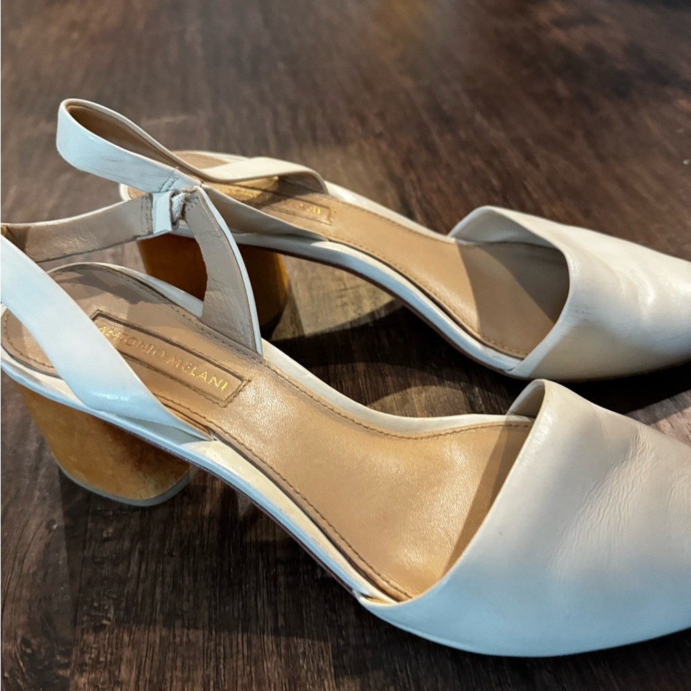 White Antonio melani shoes!